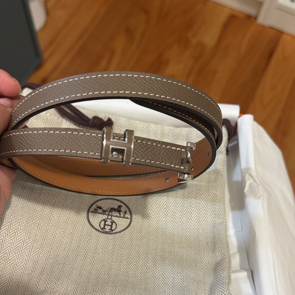 Women’s leather Hermes belt. Like new